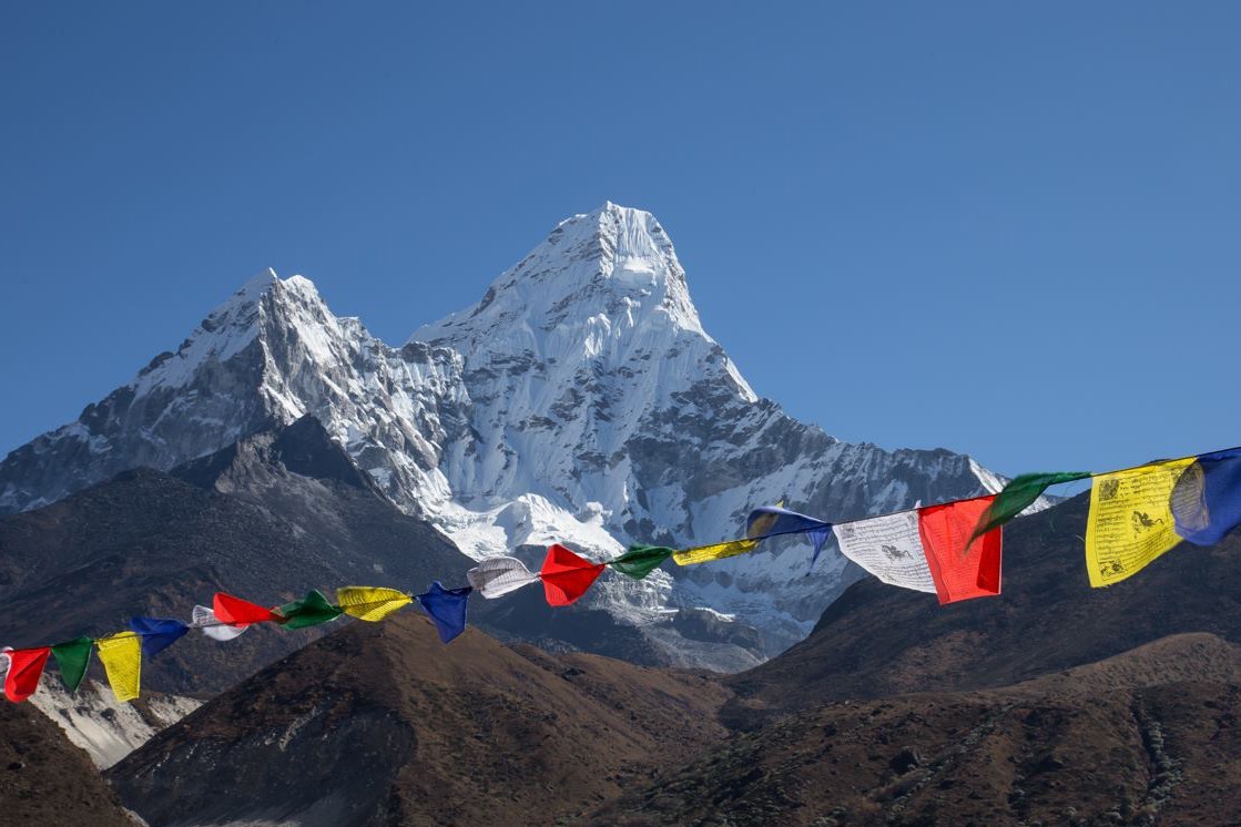 Arrival at Ama Dablam Base Camp
