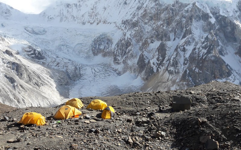 Climbing period of Himlung Himal (7,126 M)