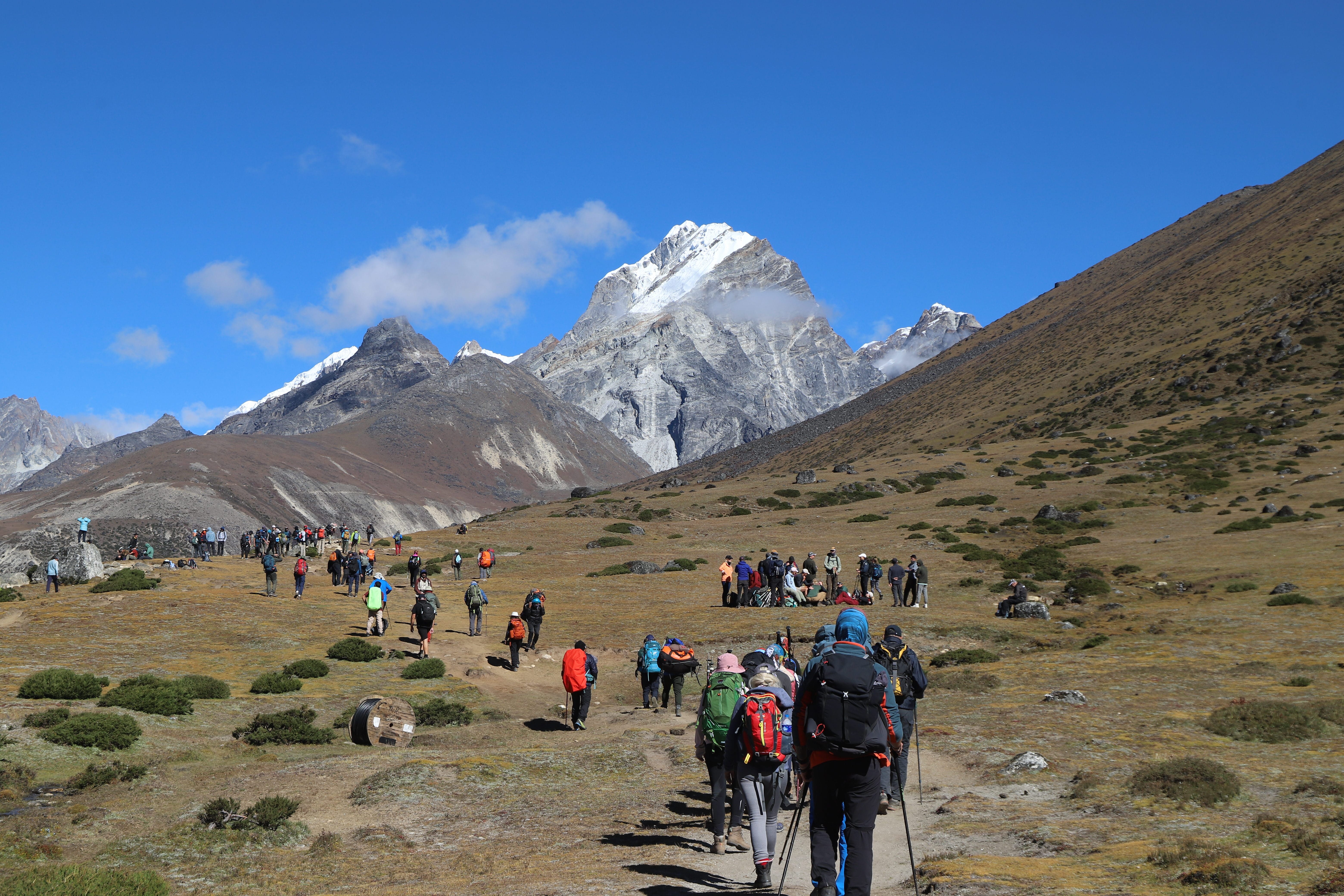 Trek from Lobuche to Lobuche High Camp (5400m)