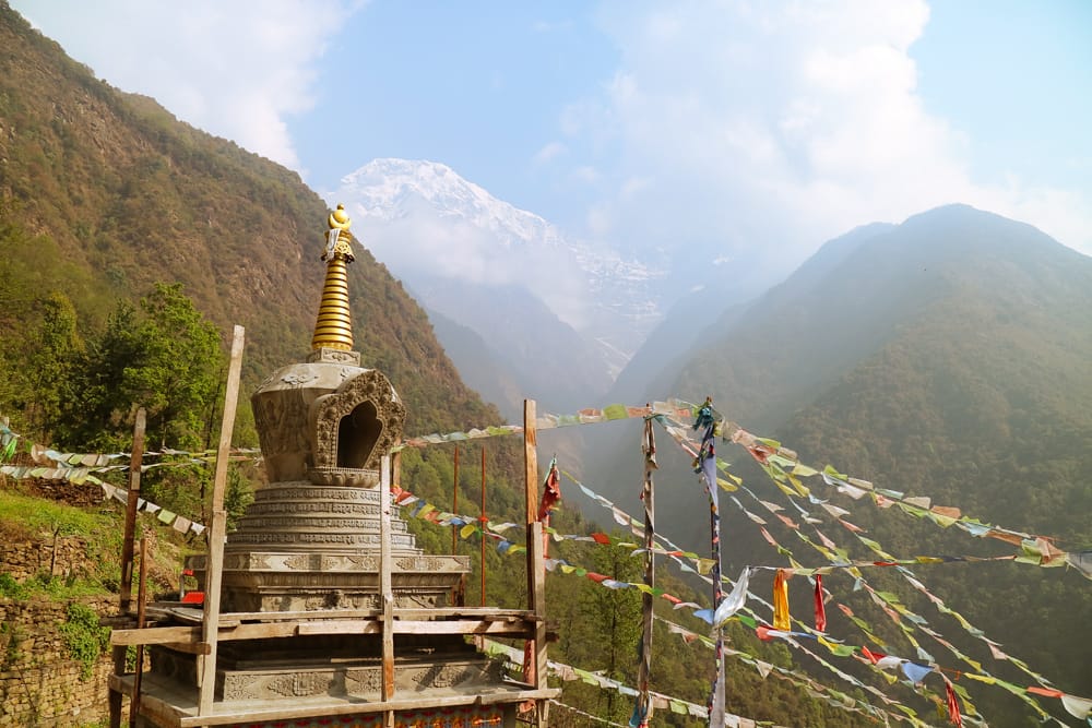 Trek to Chhomrong