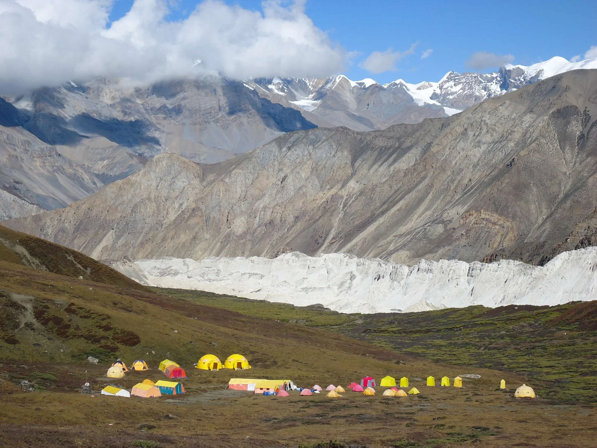 Trek to Himlung Base Camp